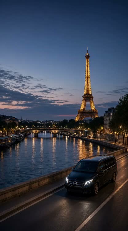 Van privé VANWAVE à Paris, transfert aéroport Orly et CDG