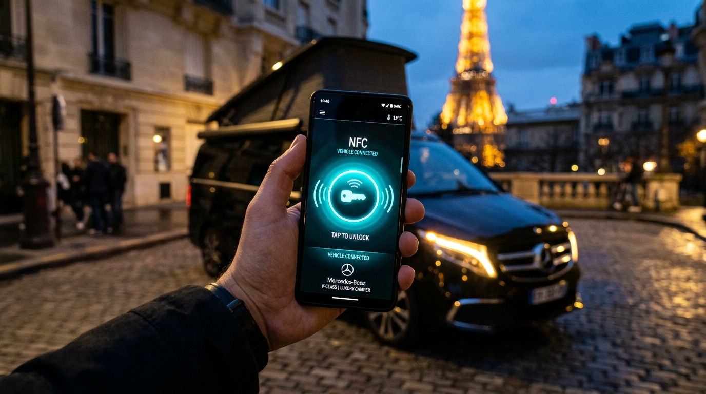 Van privé VANWAVE de nuit à Paris, transfert vers l'aéroport de Beauvais